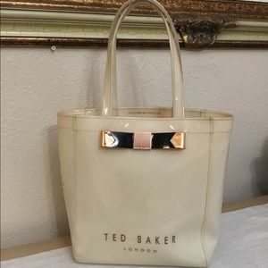 Ted Baker icon Ivory Jelly Bow Tote Bag